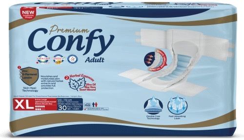 CONFY ADULT DIAPERS 30pcs/