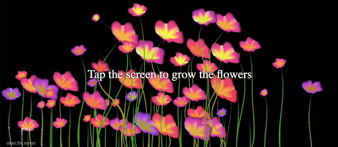 Flowers on Screen