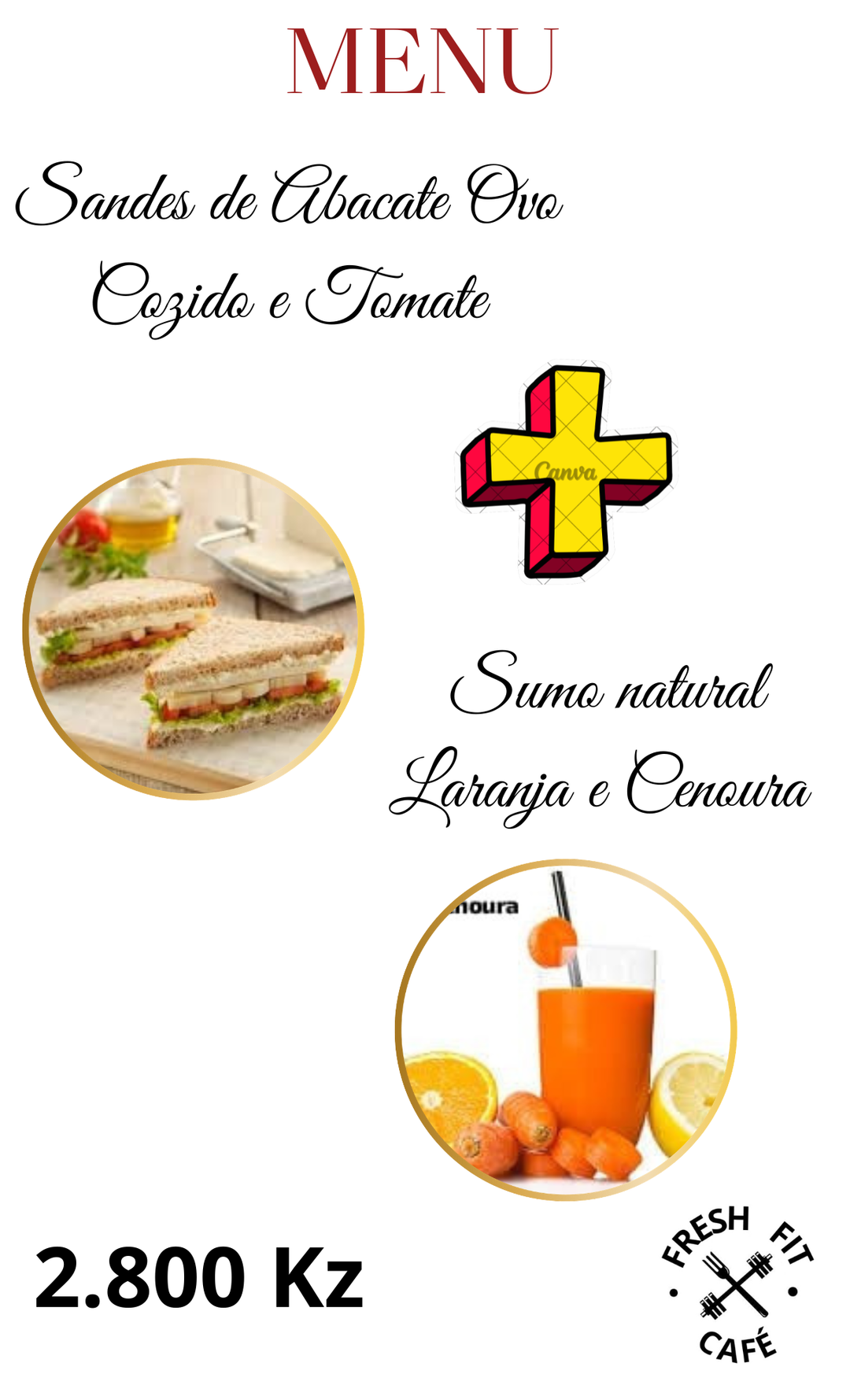 Menu tosta mista ovo estrelado + sumo