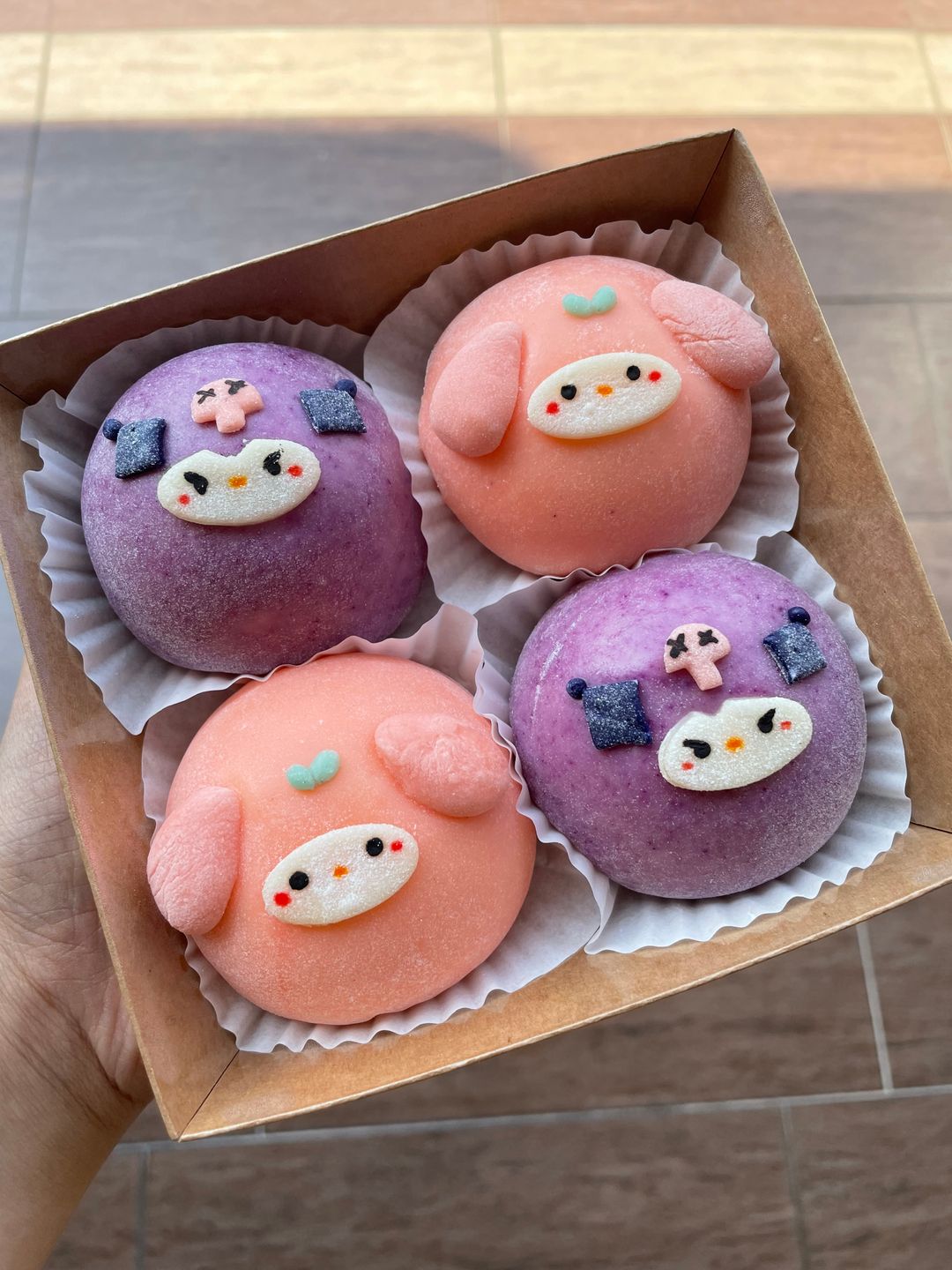 Melody & Kuromi Snow Ball Mochi 4pcs/box