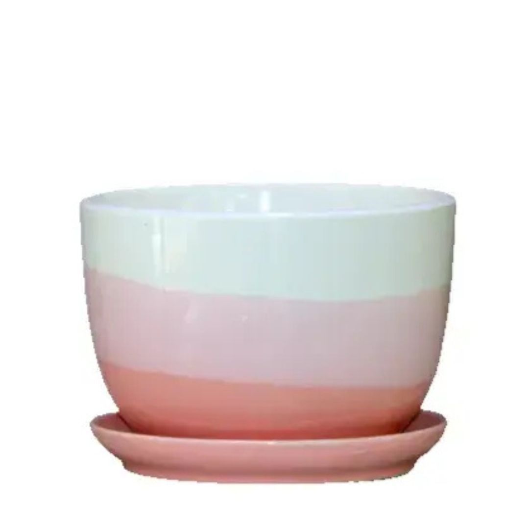 Table Ceramic Pot (with plate)