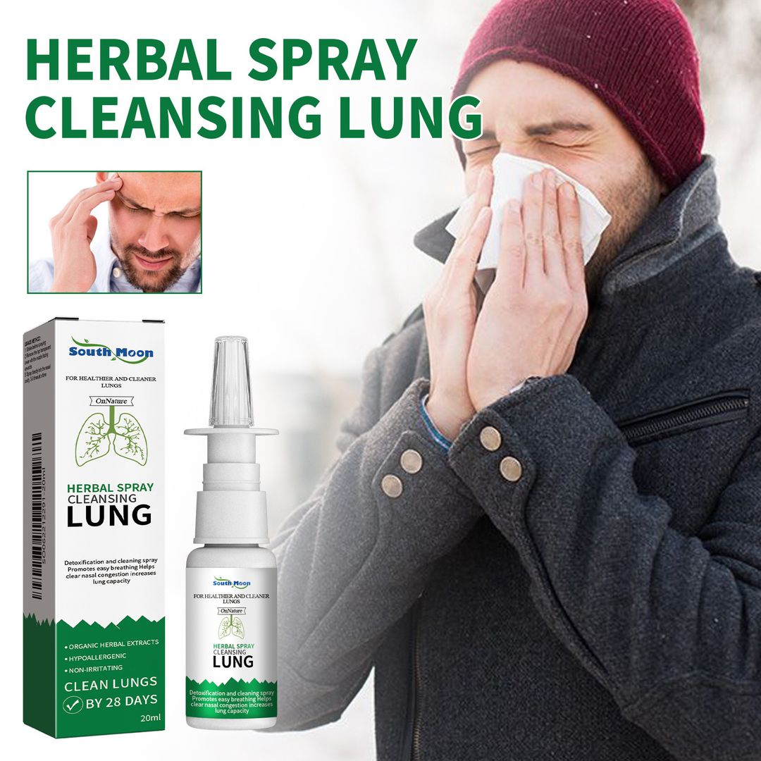 South Moon Herbal Spray for Lung Cleansing – Natural Detox & Respiratory Support