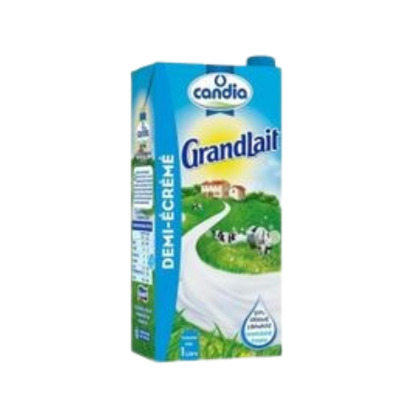 CANDIA HALF FAT ECREME 1L