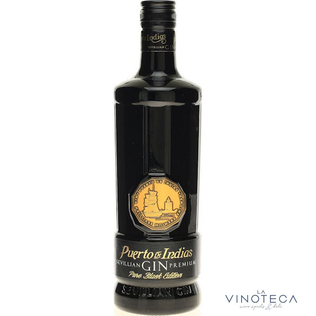 GIN PUERTO DE INDIAS PURE BLACK 750ML