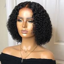 Double Drawn 4*4 8 Inch Jerry Curl Wig