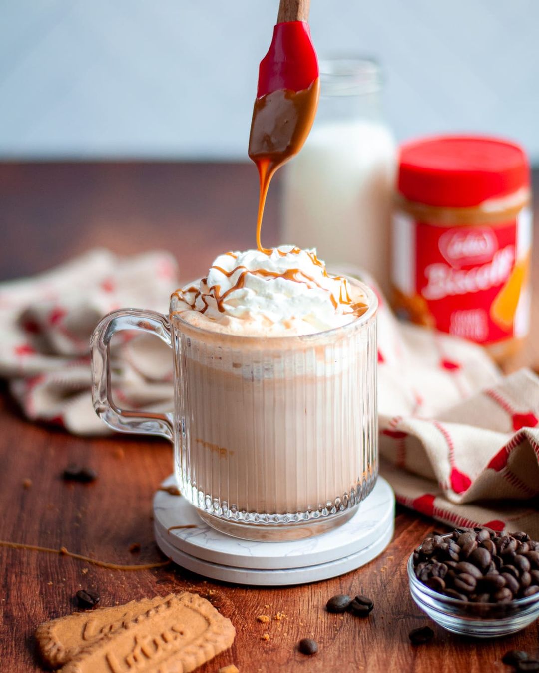 3* Creamy Biscoff Latte