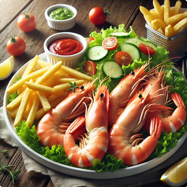 Classic Prawns & Sides