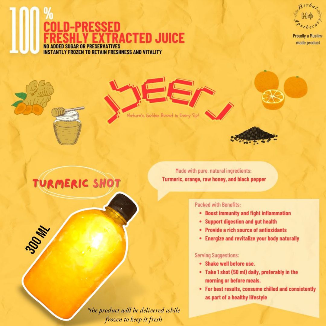 PROMO PRICE* Turmeric Shot 300 ML