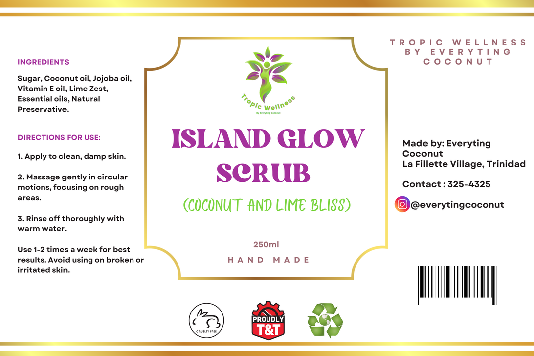 Island Glow Scrub (Coconut and Lime)