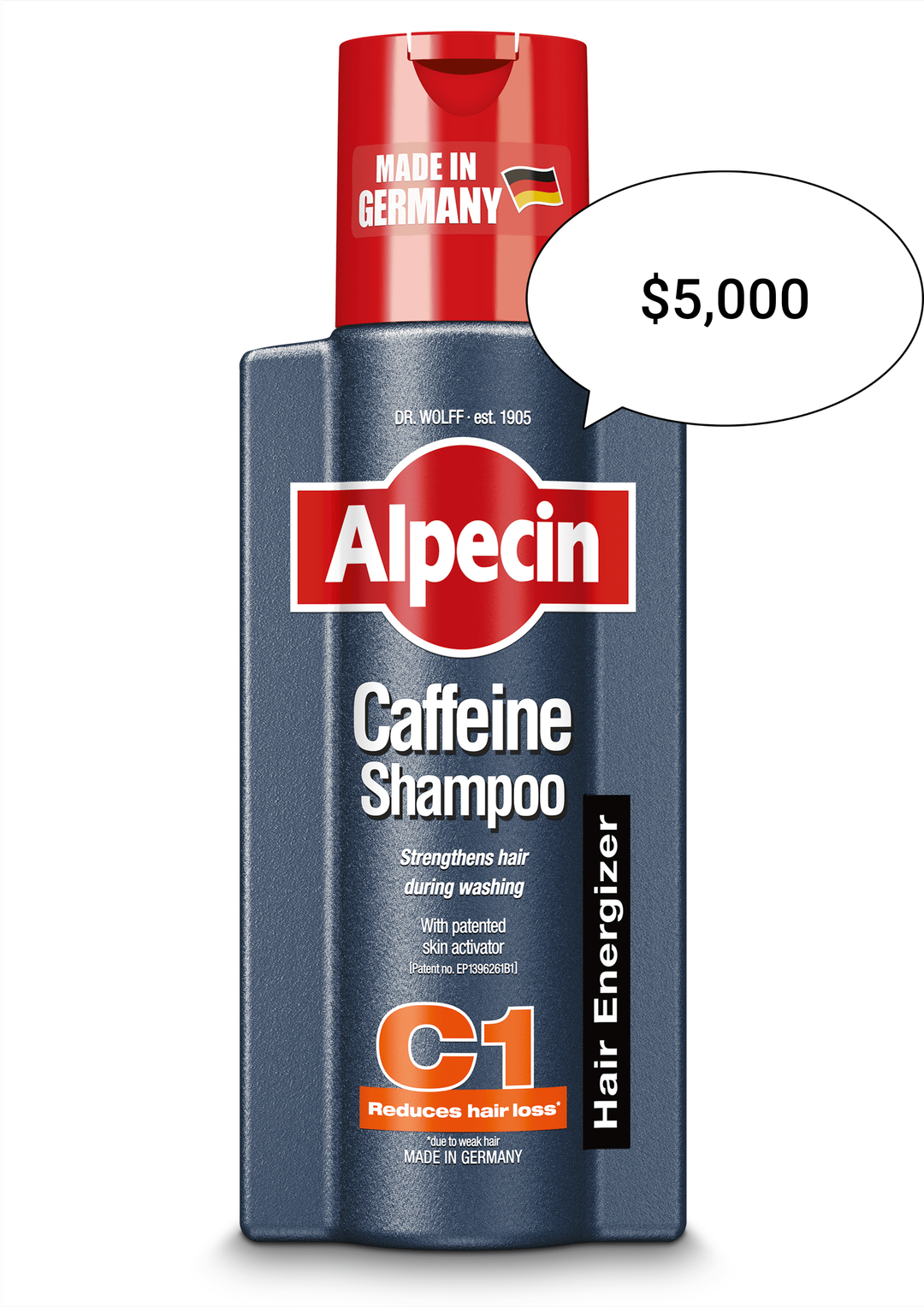 Alpecin Caffeine Shampoo C1 250ml – Your secret weapon against hair loss!