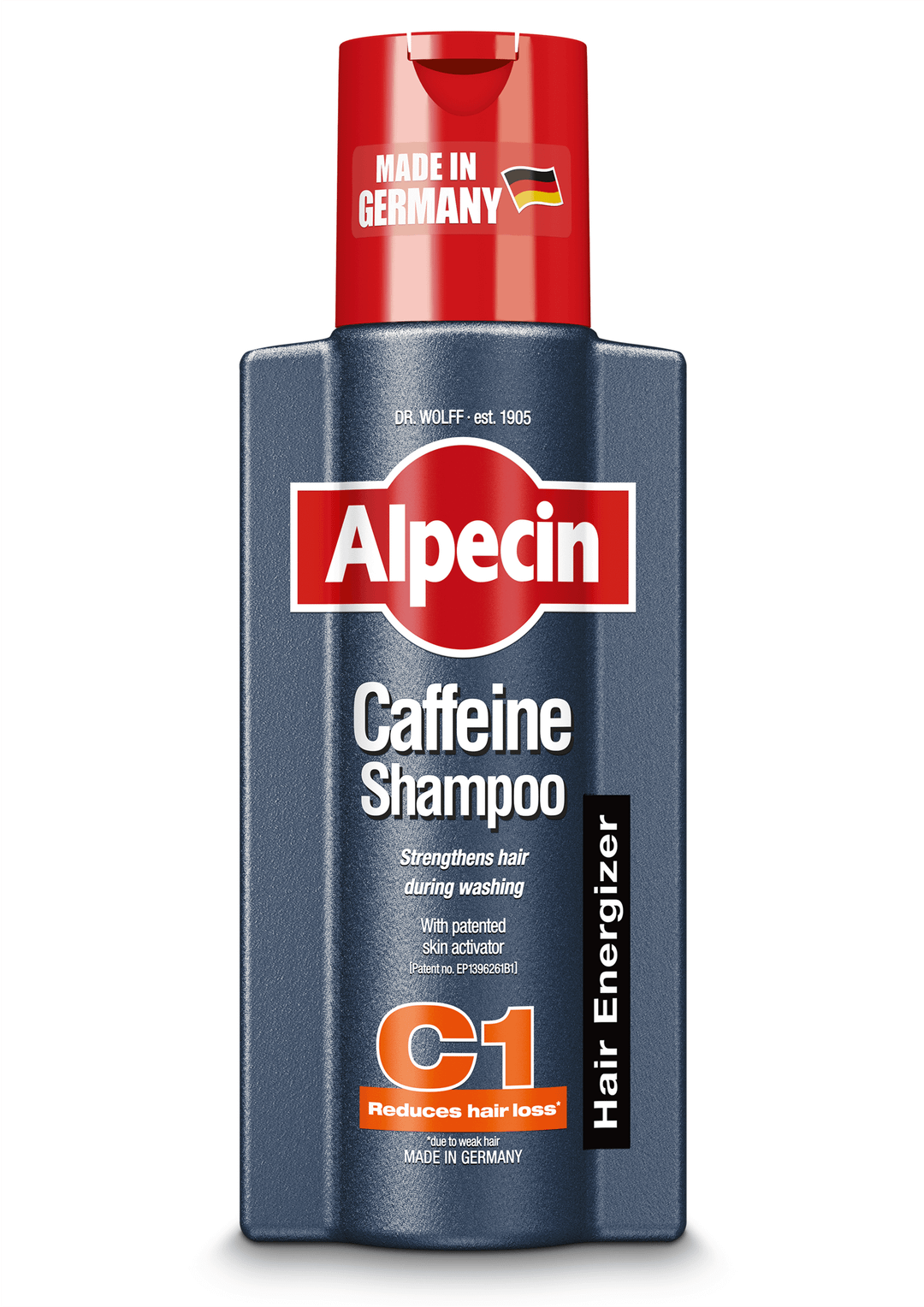 Alpecin Caffeine Shampoo C1 (375ml) big bottle– Your secret weapon against hair loss!