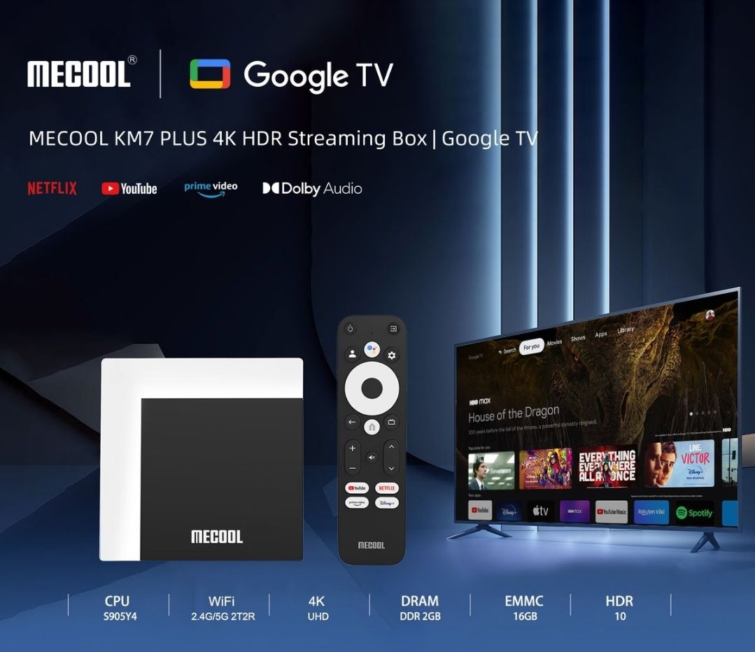 MECOOL 4K Google TV Box