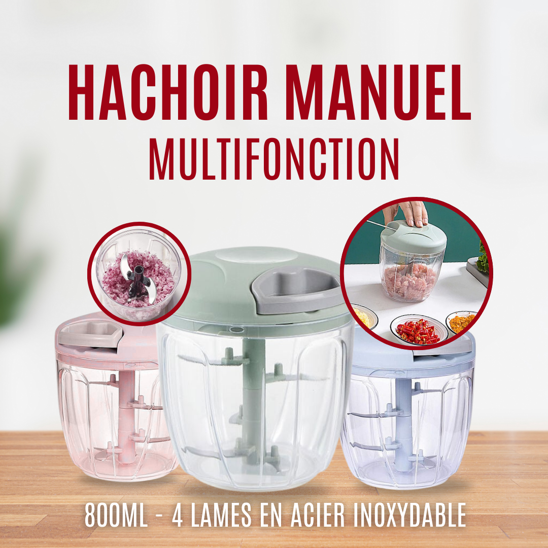 Hachoir manuel multifonction 