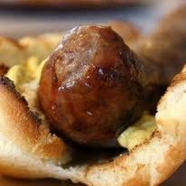 Tony's Sausage in a bun