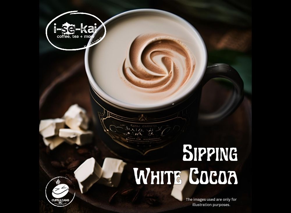 Sipping White Cocoa