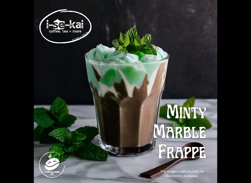 Minty Marble Frappé