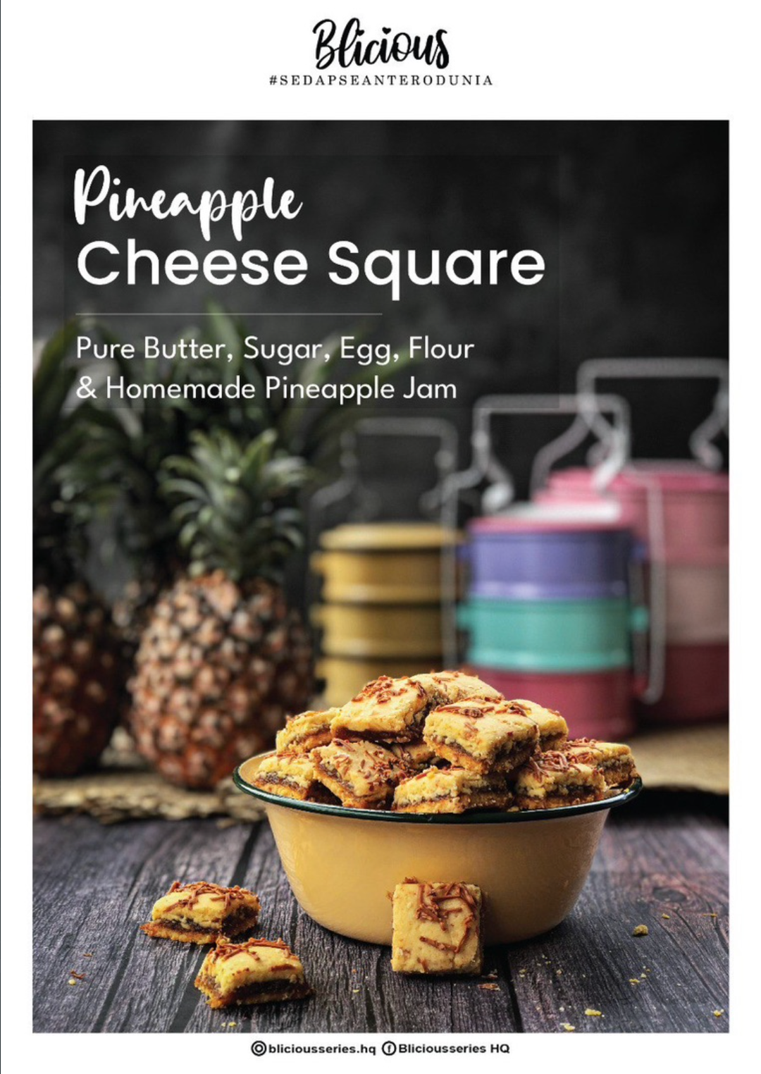 Pineapple Cheese Square