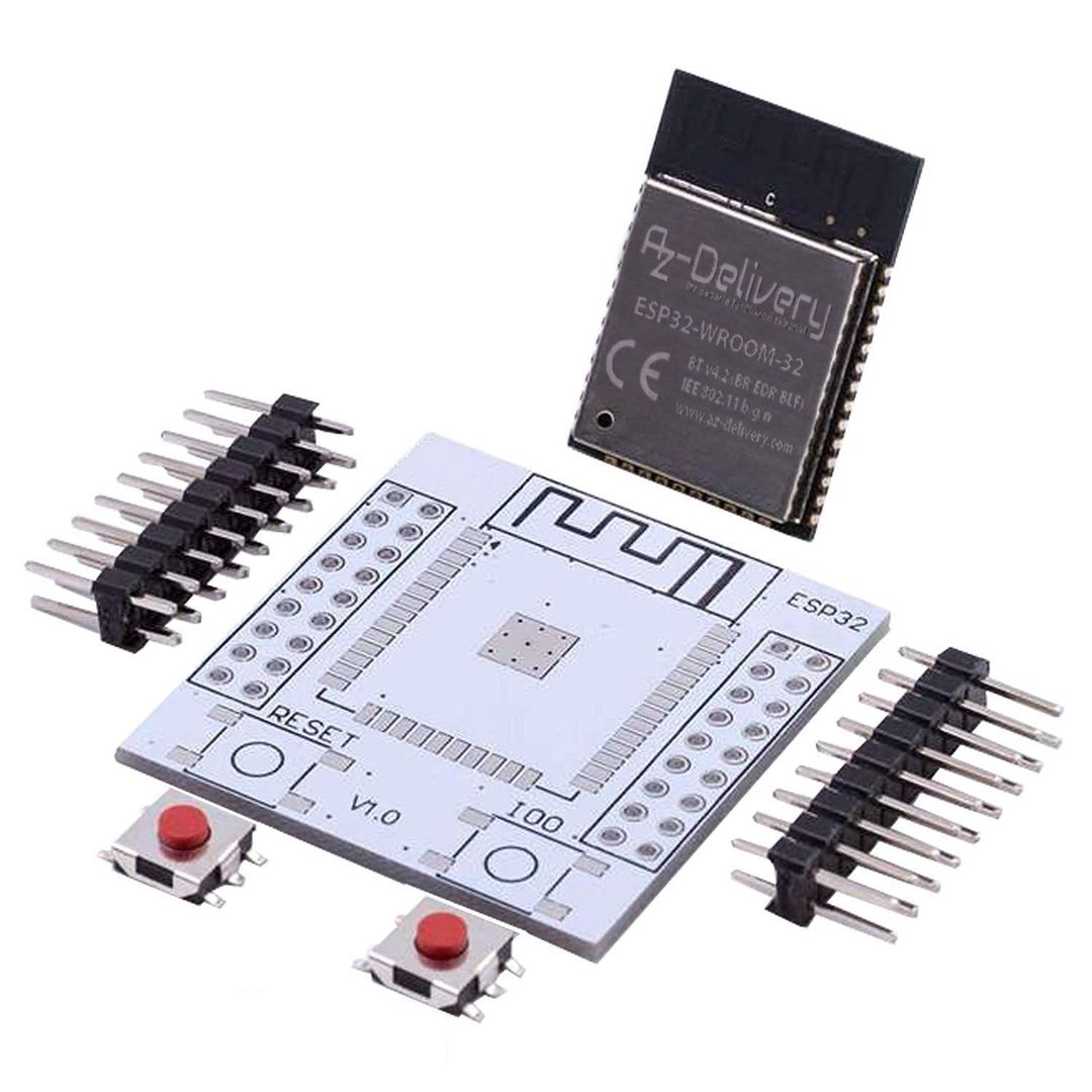 ESP32 WLAN WIFI module with free adapter plate for Raspberry Pi and microcontroller