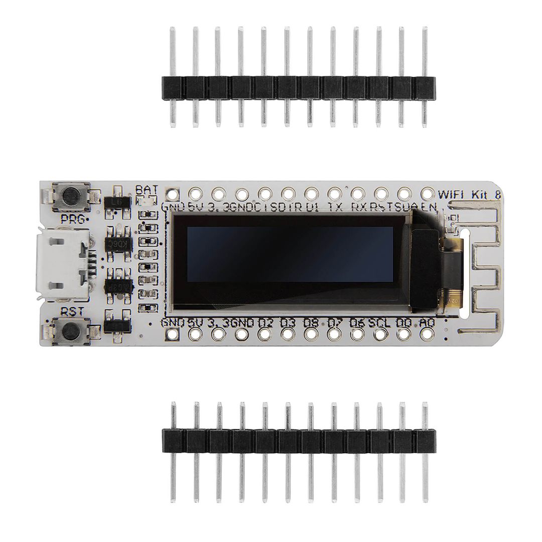 ESP8266 microcontroller with an integrated 0.91 "OLED display