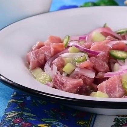 TOSTADA DE AGUACHILES DE ATÚN