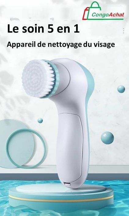 Nettoyeur facial électrique 5 en 1, machine à laver les pores de la peau