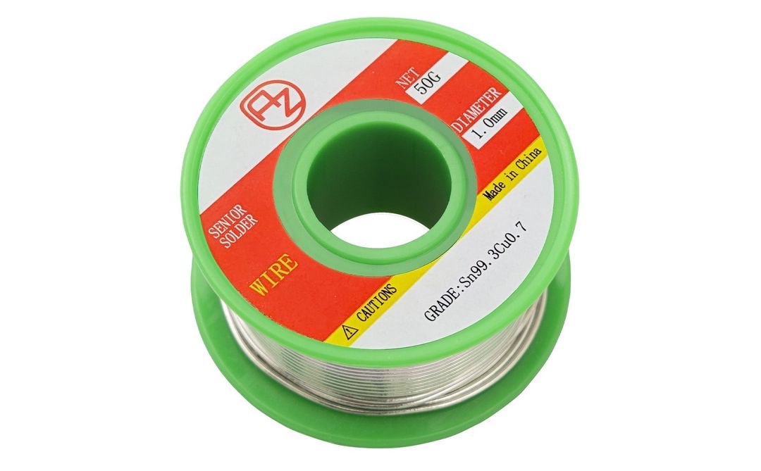 Solder Wire Sn99.3Cu0.7 | Lead Free Solder Flux | Iron Welding Tool for Electric Soldering | Rosin Core Flux