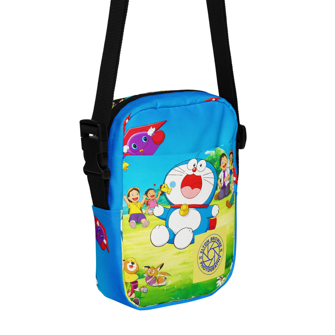 Utility crossbody bag -Cartoon