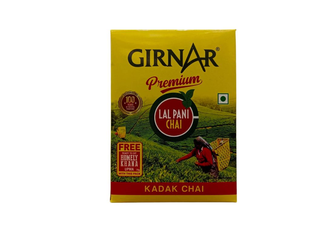 Girnar Tea Leaf Premium Lal Pani Chai 250gm Pouch