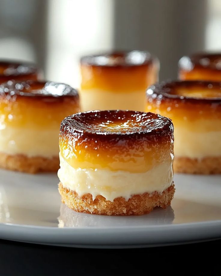 Mini Crème Brûlée Cheesecakes