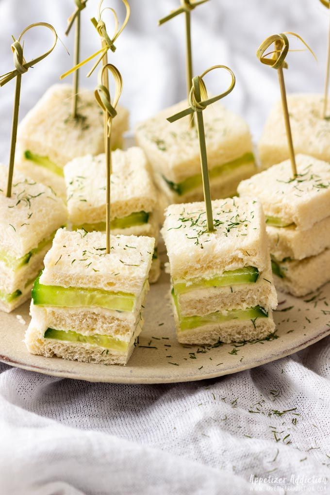 Mini Cucumber Sandwiches