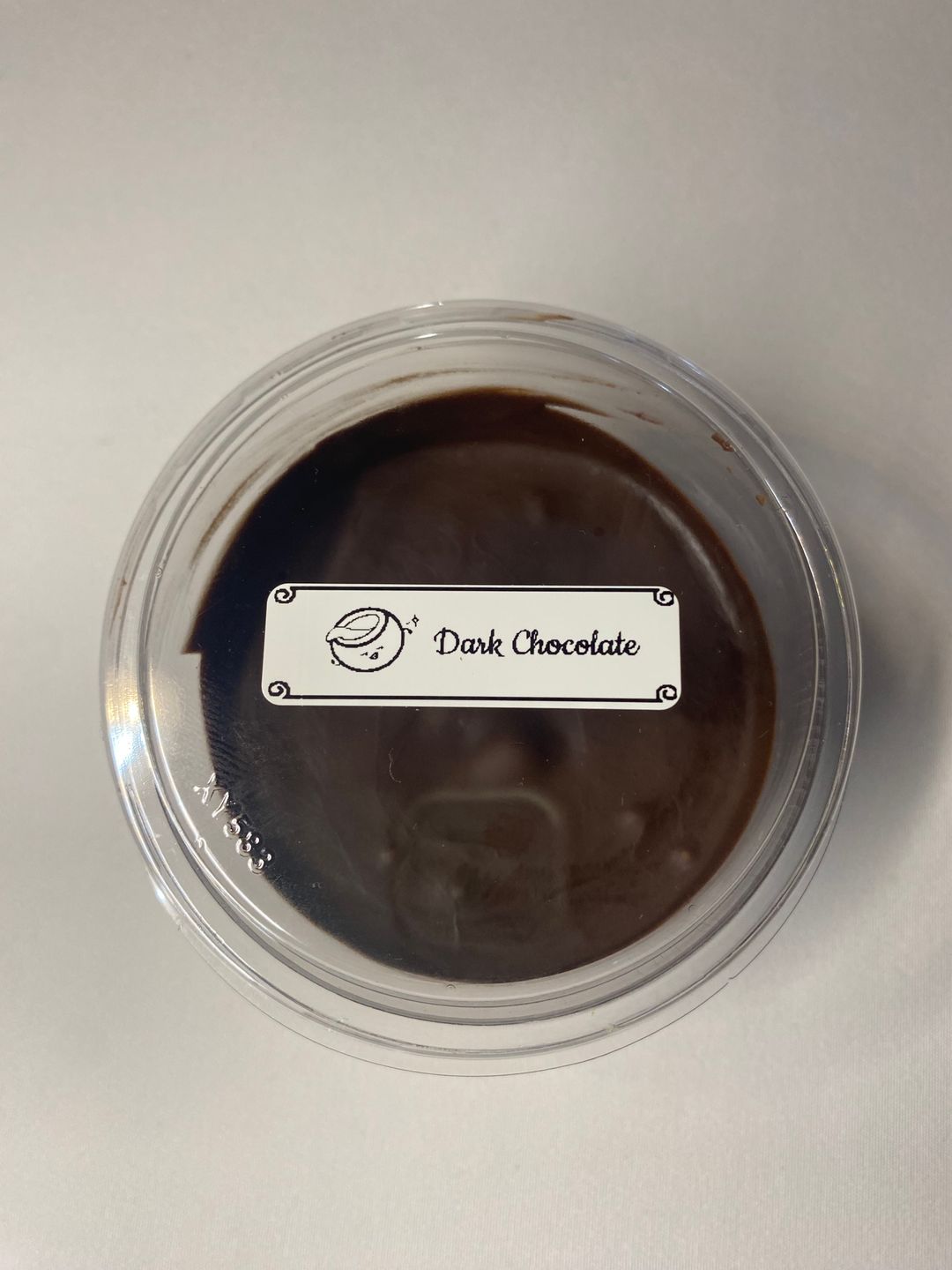 Dark chocolate dip sauce-ala carte