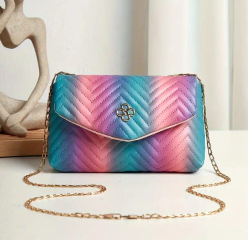   Mini Rainbow Wave Chain Bag 