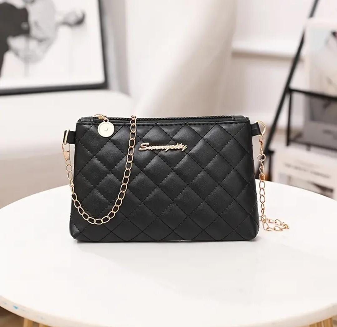 Mini Embroidered Chain Bag