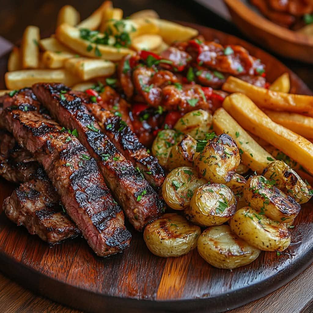 Slow-Smoked Beef Brisket Platter