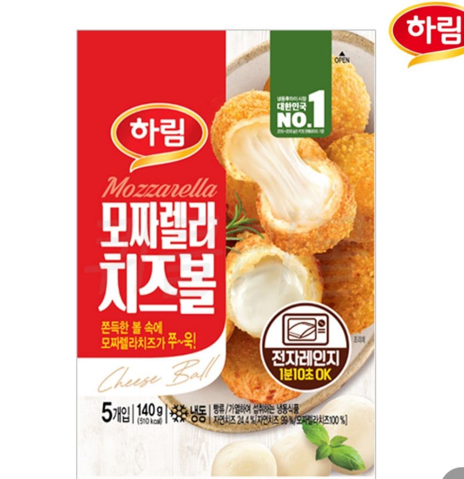 하림 모짜렐라 치즈볼 140g