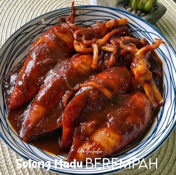 Sotong madu berempah 