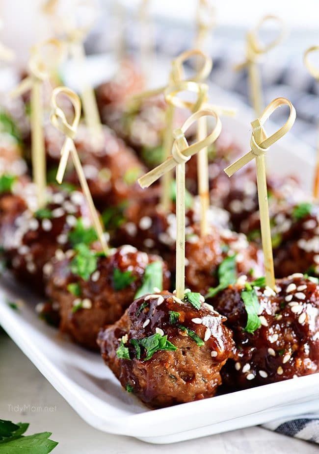 SWEET AND TANGY ASIAN MEATBALLS