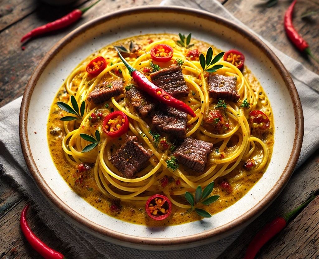 Spaghetti Masak Lemak Cili Api