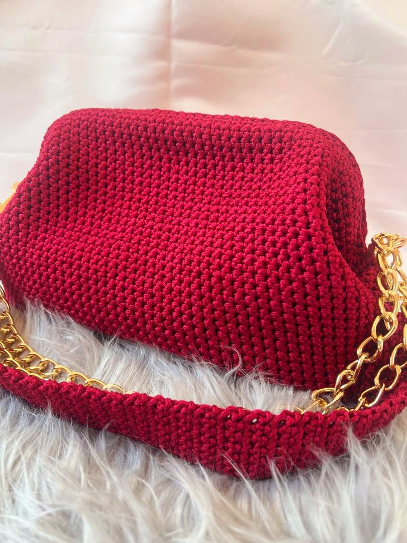Crochet Clutch Bag.