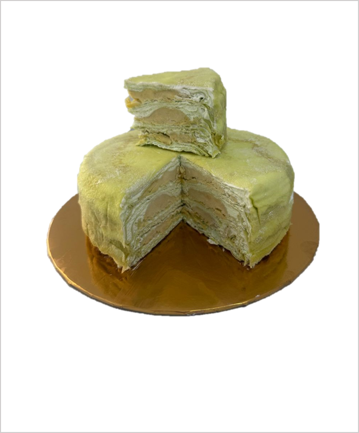 8. Pandan Leaf Musang King Durian Crepe Cake 🎂 斑斓叶猫山王榴莲千层蛋糕