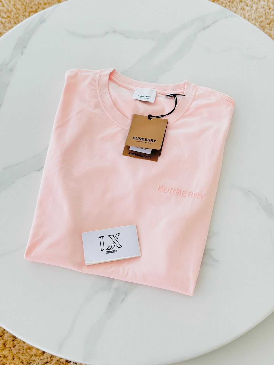 T shirt Burberry - Rosa 