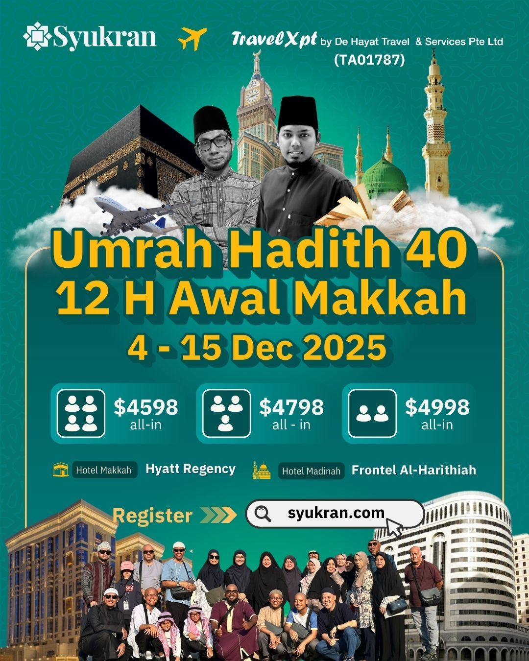 Umrah Hadith 40 - Awal Makkah - 4 - 15 December