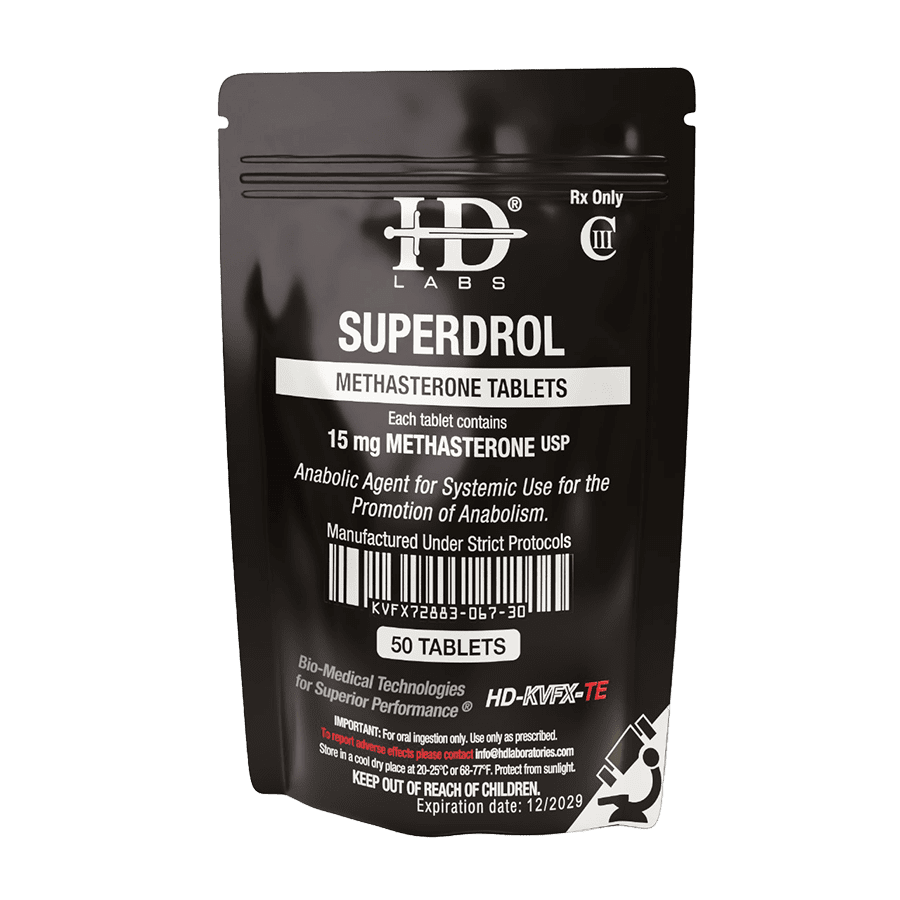 Superdrol 15mg x 50 tablets 