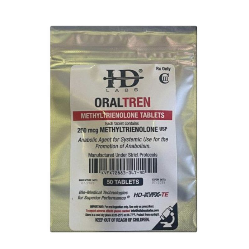 Oraltren 250mcg x 50 tablets 