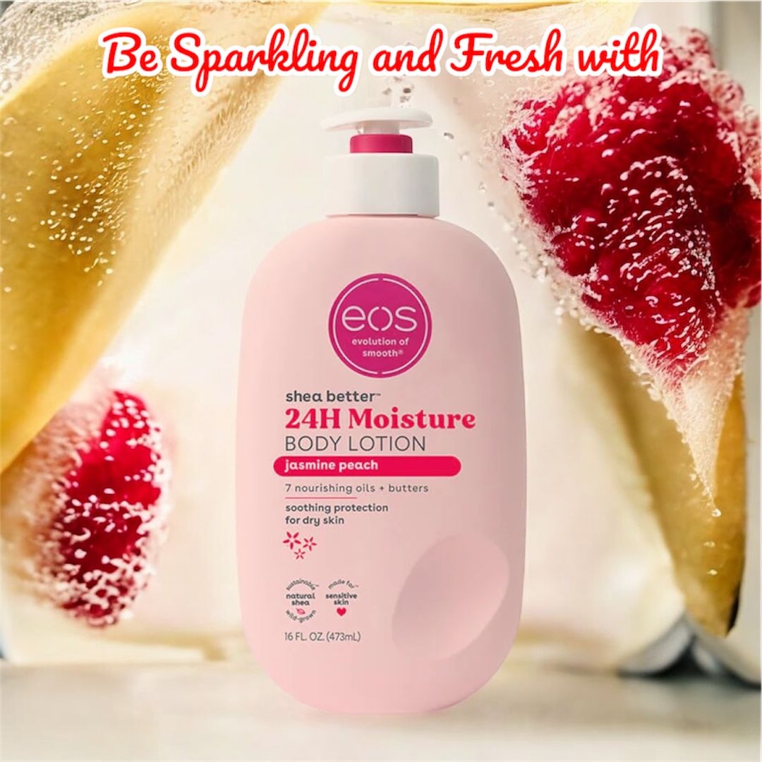 EOS Jasmine Peach Body Lotion 