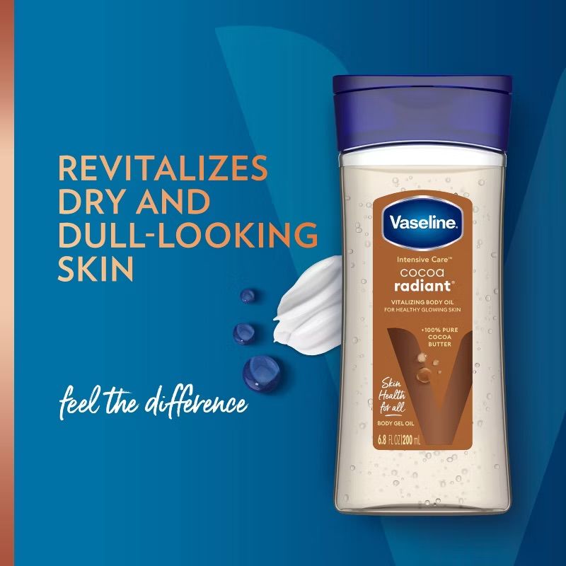 Vaseline Intensive Care Cocoa Radiant Body Oil - 6.8 fl oz