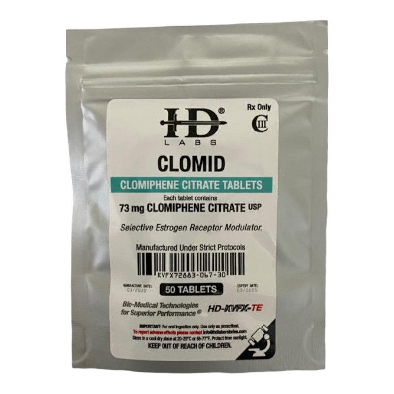 Clomid 73.6mg x 50 tablets 