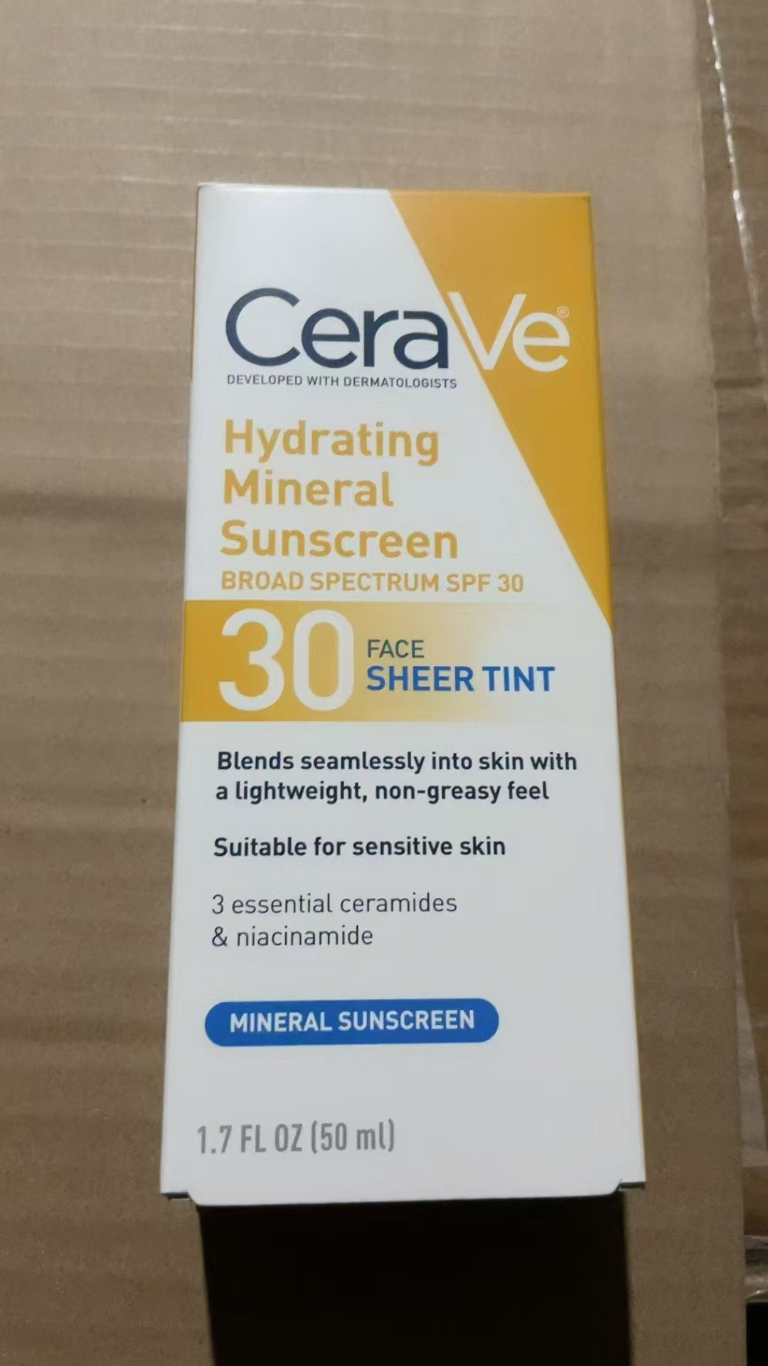 Cerave Hidrating mineral sunscreen 6500 usafiri tu