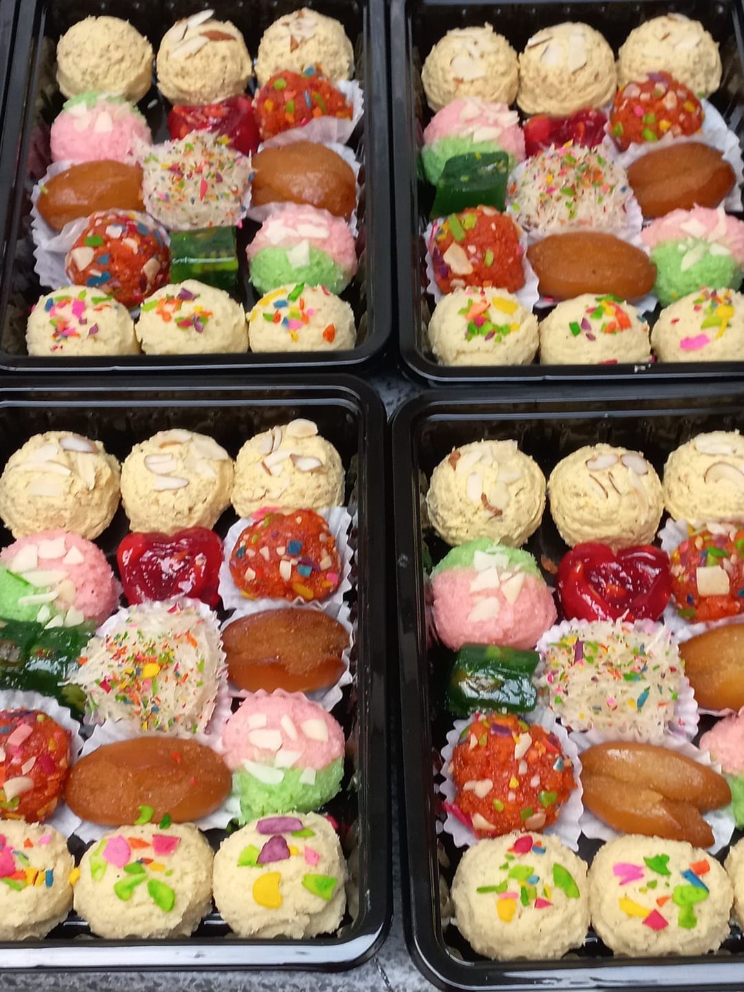 Mini Scoops Sweetmeat (Mithai) mixed tray