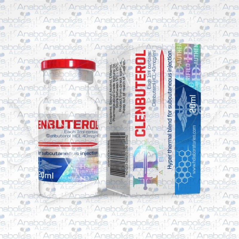 Clenbuterol 40mcg x 20ml bottle 